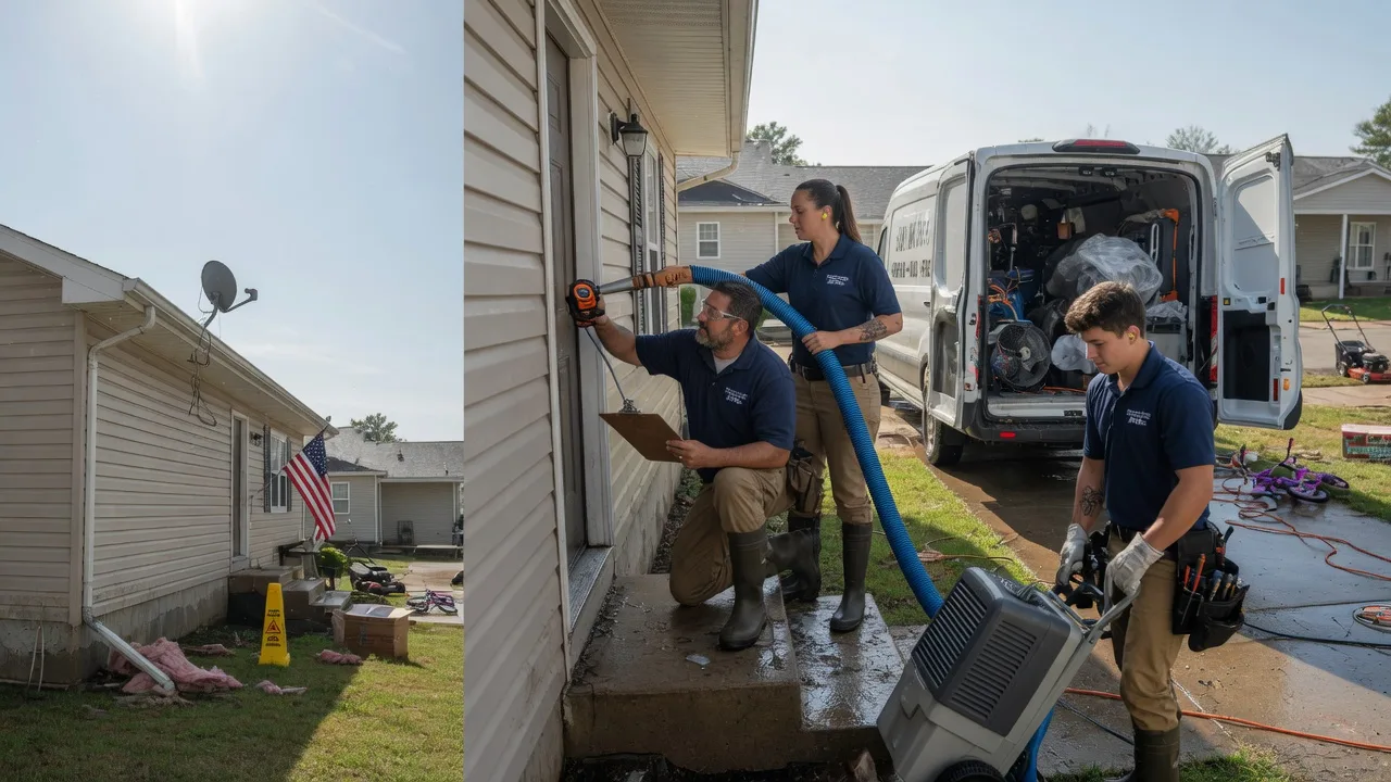 Ceiling Water Damage Restoration in Woodstock, IL near me